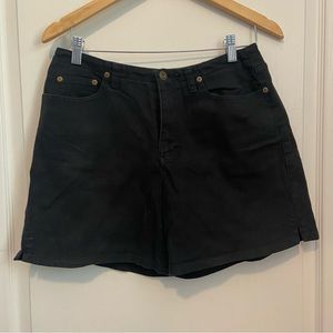 Liz Claiborne Black Jean Shorts